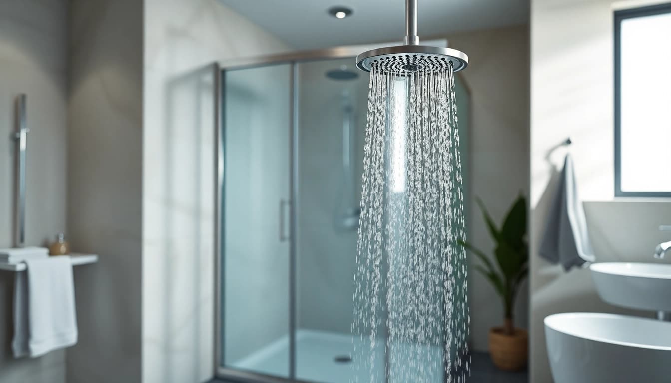Erleben Sie die duschkabine 80x80 eckeinstieg in einem modernen Badezimmer mit elegantem Design.