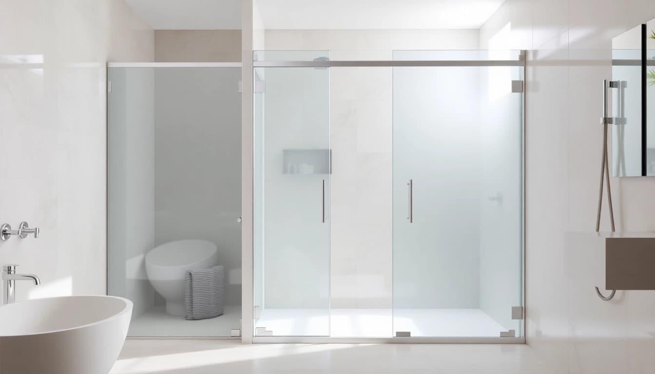 Experience the elegance of semi-frameless shower screens highlighting modern bathroom design.