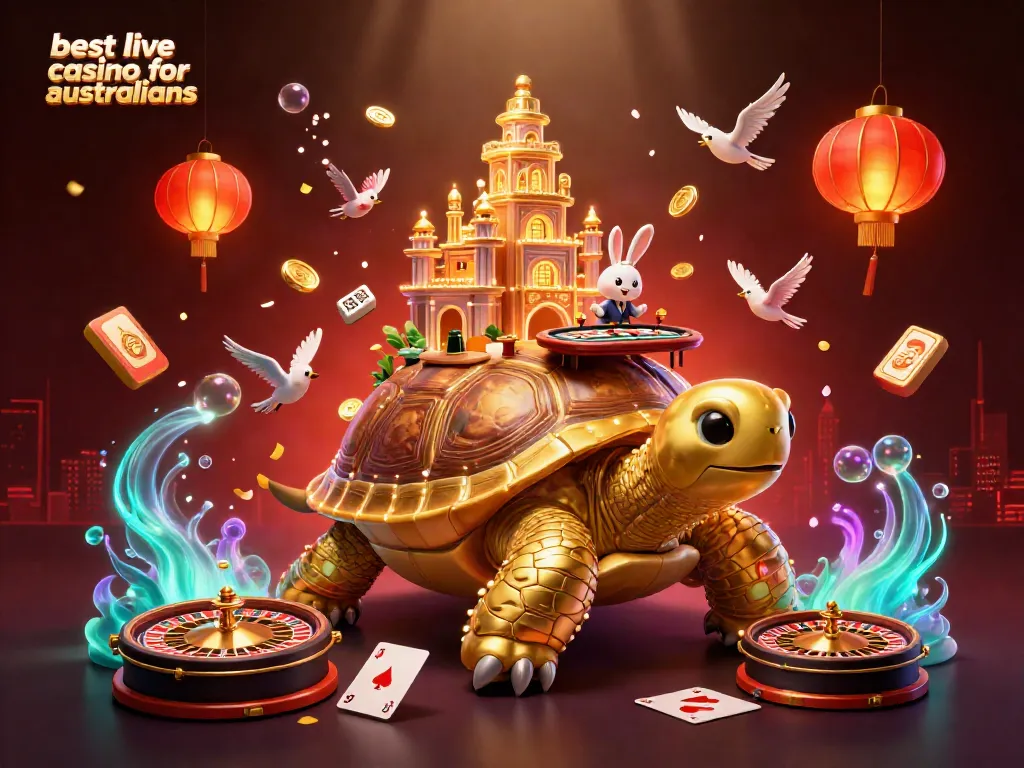 Experience the excitement at the best live casino for australians with vibrant gaming characters and elements.