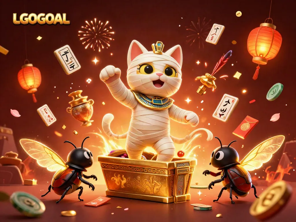 Experience the excitement of LGOGOAL with a vibrant casino celebration and dynamic game elements.