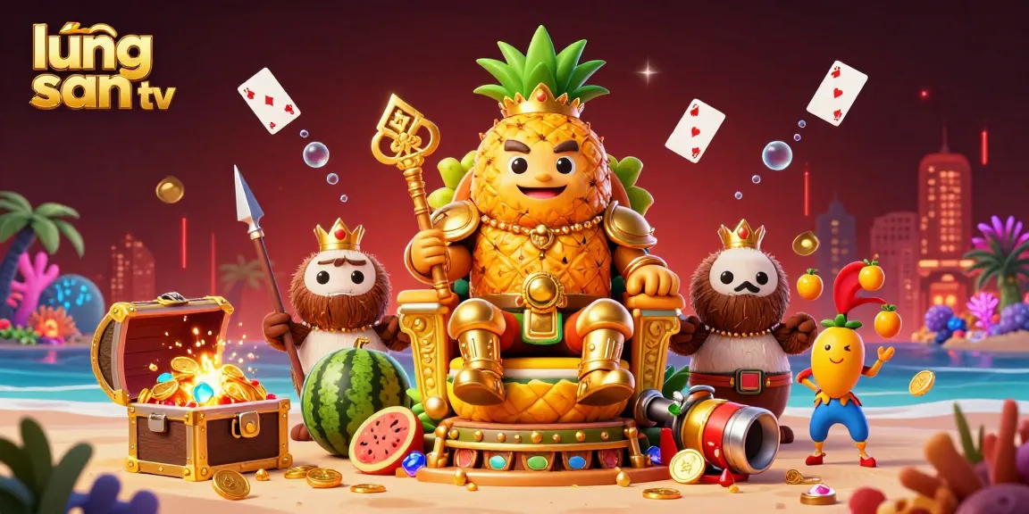 Experience the joy of winning at lương sơn tv with immersive 3D casino action showcasing lively characters and vibrant treasures.