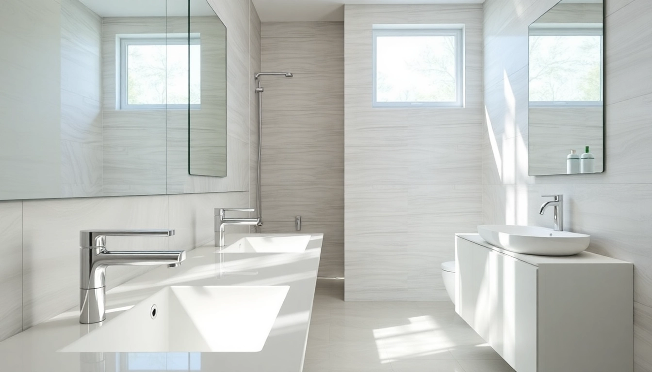 Erleben Sie trendige Badezimmergestaltung mit sonni sanitär Produkten und moderner Eleganz.