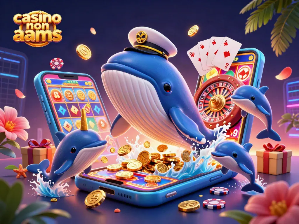 Vincere nel casino non AAMS: balena e delfini in un mare di monete illuminate