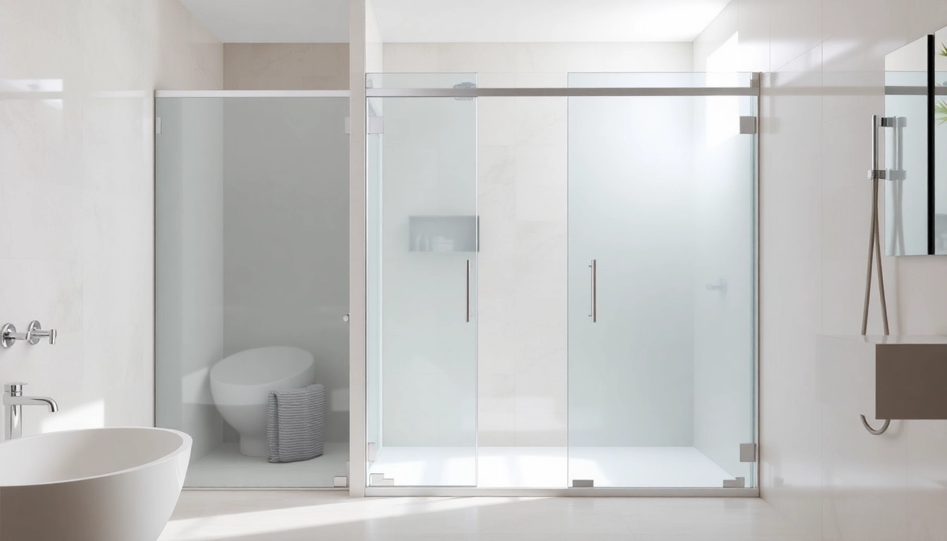 Experience the elegance of semi-frameless shower screens highlighting modern bathroom design.