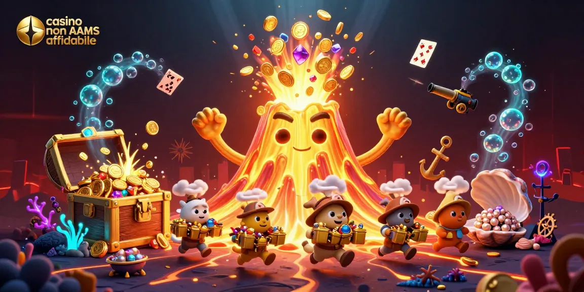 Vincere nei casino non AAMS affidabili: esplora la ricchezza di un vulcano d'oro tra tesori e premi.