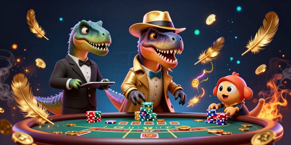 Experience thrilling blackjack action at ku88 with a velociraptor card counter and a stegosaurus pit boss.