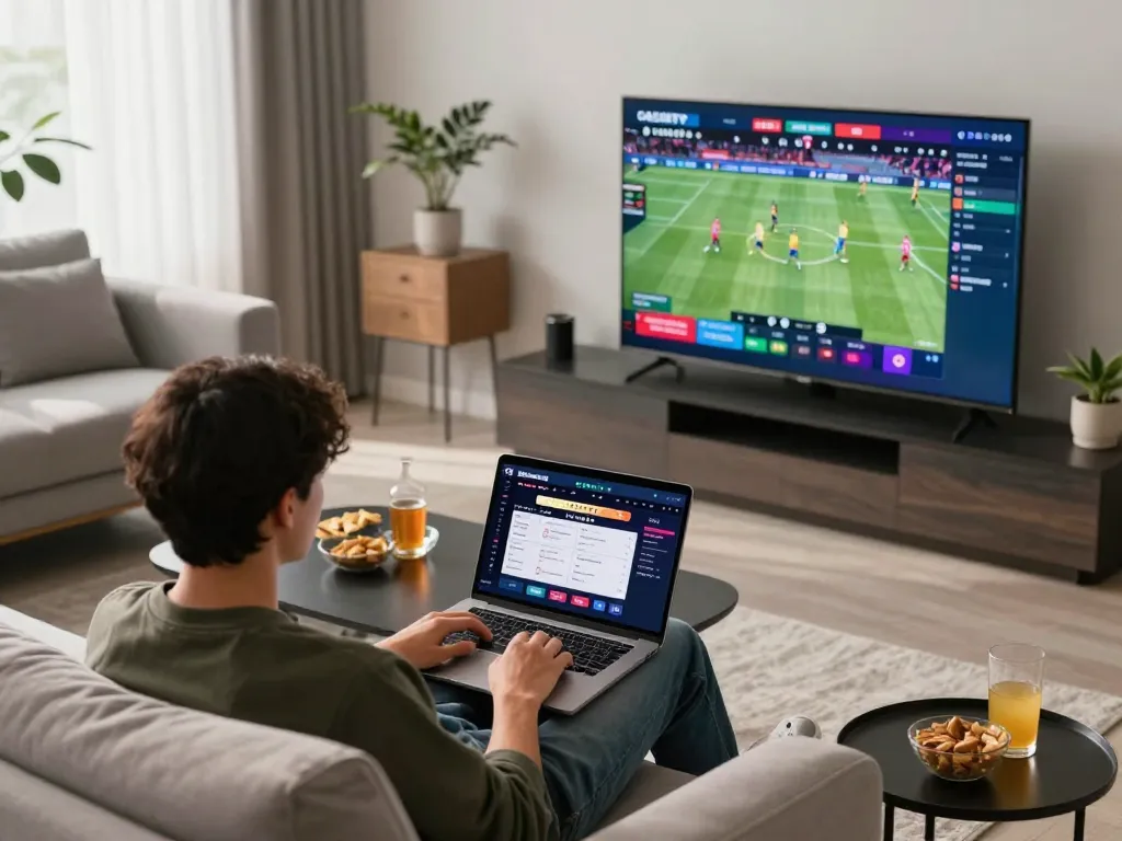 Experience thrilling sports betting with CAKHIATV while watching live matches in your cozy living room.