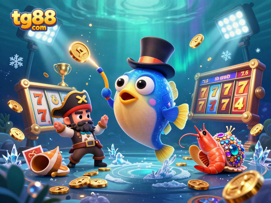 Engage with tg88 com through a thrilling underwater casino adventure with vibrant characters and dynamic gameplay elements.