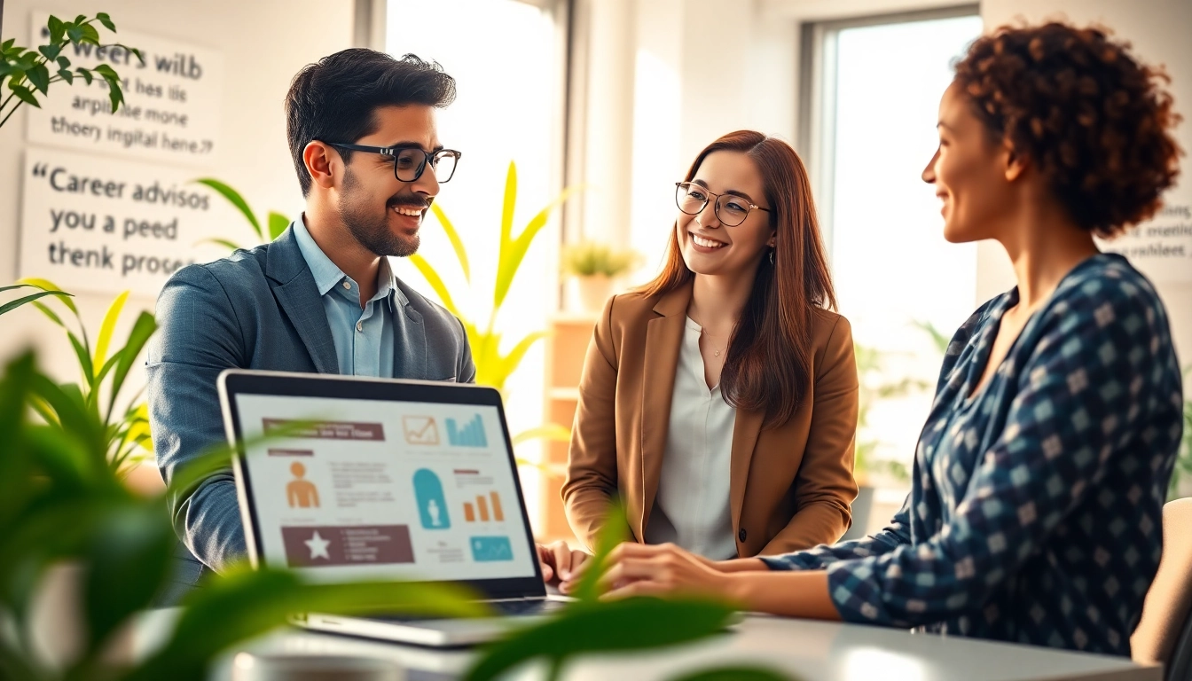 How to find my perfect career reflected in an engaging consultation between an advisor and client.