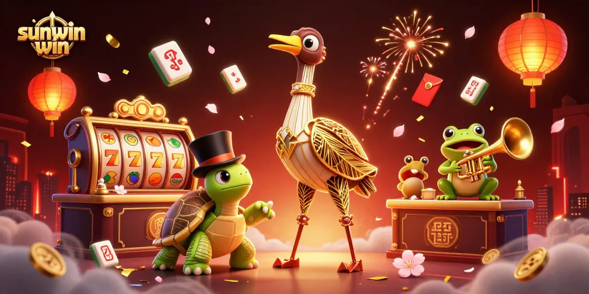 Experience thrilling gameplay at sunwin win with rich casino illustrations and vibrant gaming elements.