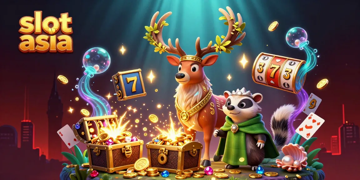 Spin to win at slot asia with vibrant characters amidst riches and thrills in this dynamic casino scene.