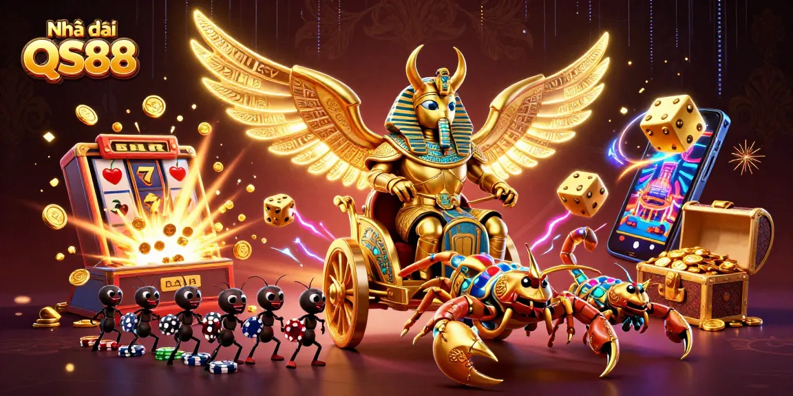 Join Nhà cái QS88 in this vibrant casino adventure filled with colorful games and thrilling action.