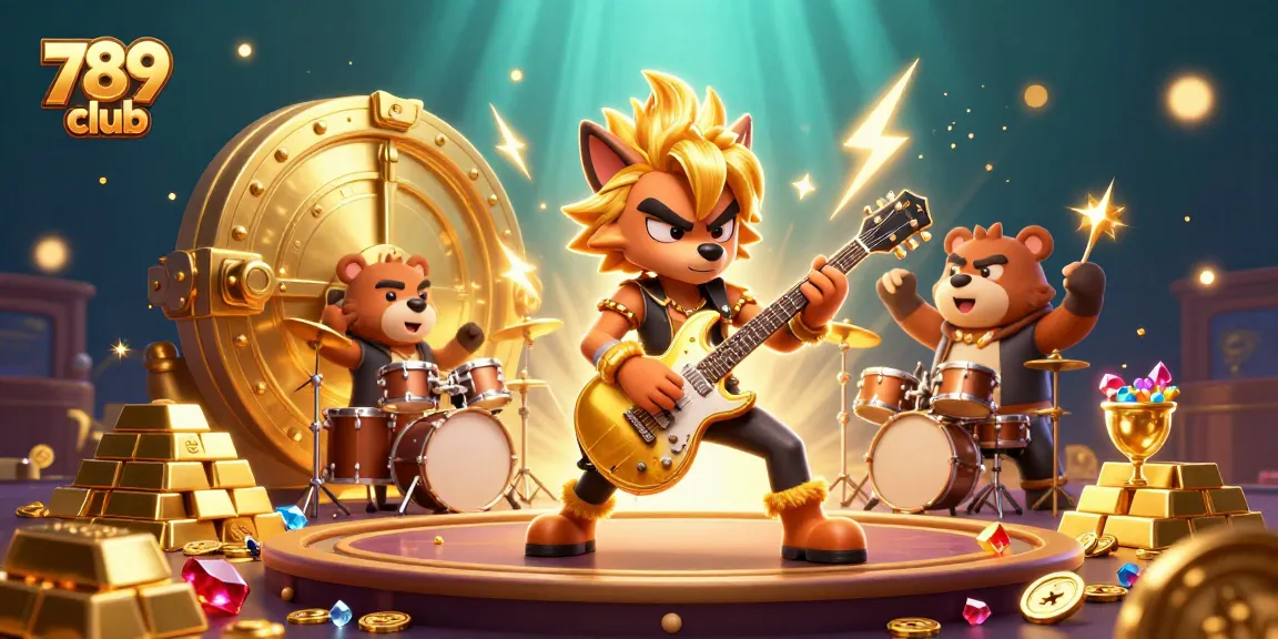 Chơi game tại 789 club với hình ảnh các nhân vật thú vị trong bối cảnh casino đầy màu sắc.