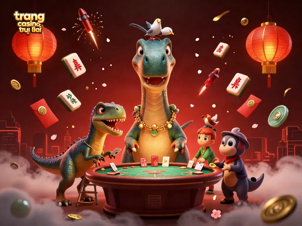 Khám phá trang casino trực tuyến với ngựa hóa thạch 3D độc đáo trong không gian huyền bí.