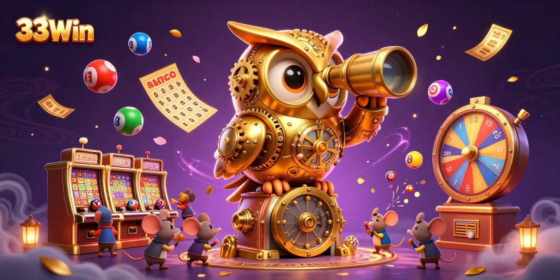 Engage in thrilling games at 33Win with vibrant lottery elements and dynamic casino atmosphere.