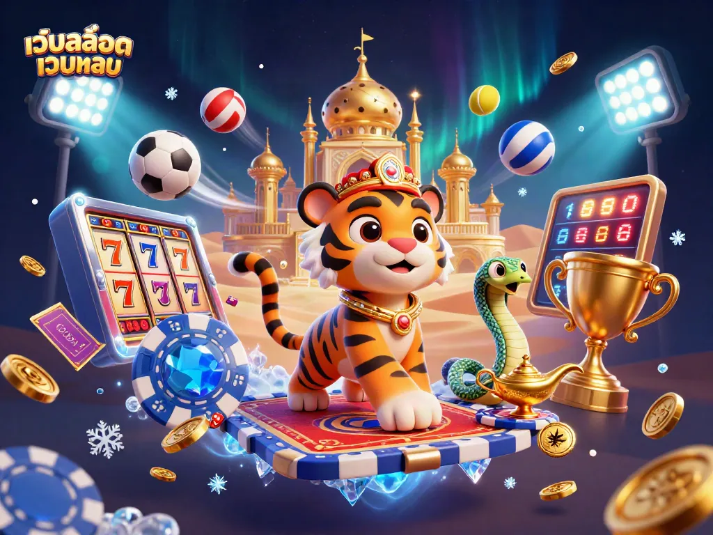 เล่นสล็อตออนไลน์เว็บสล็อตเว็บตรงพร้อมกับเสือซุลต่านการ์ตูนในฉากมหัสจรรย์