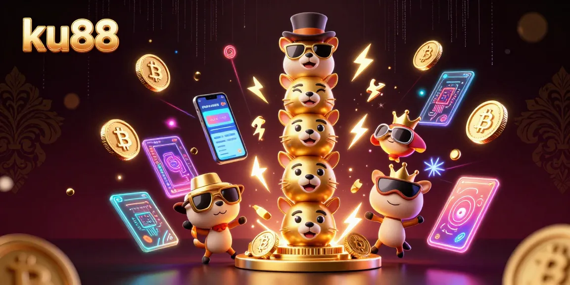 Engage with ku88 casino online, experiencing thrilling dynamic gameplay under neon lights.