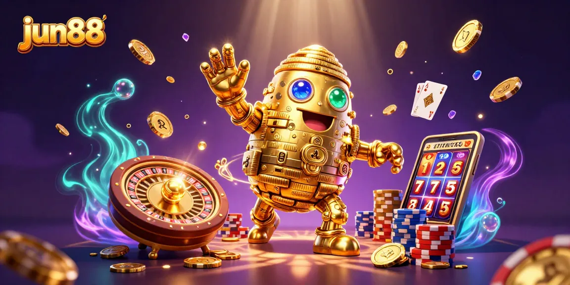 Experience top-notch gambling fun at jun88 with vibrant 3D casino characters and exciting elements.