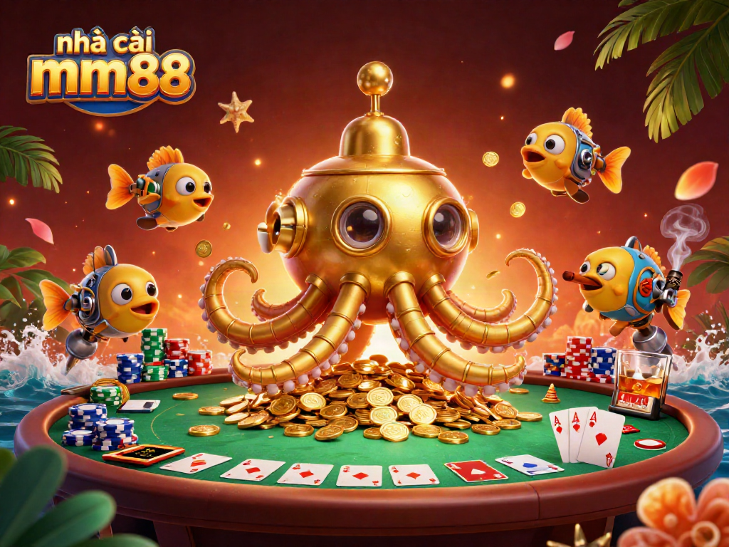 Experience thrilling gaming with nhà cái mm88 in immense 3D underwater casino adventure.
