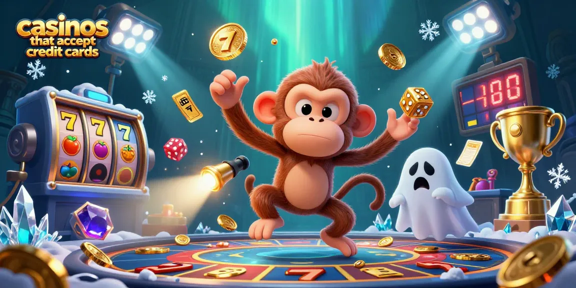 Engage with immersive casinos that accept credit cards featuring a mischievous monkey and curious puppy.