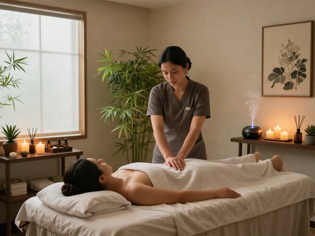 Experience a soothing 동대문출장안마 massage in a tranquil wellness center.