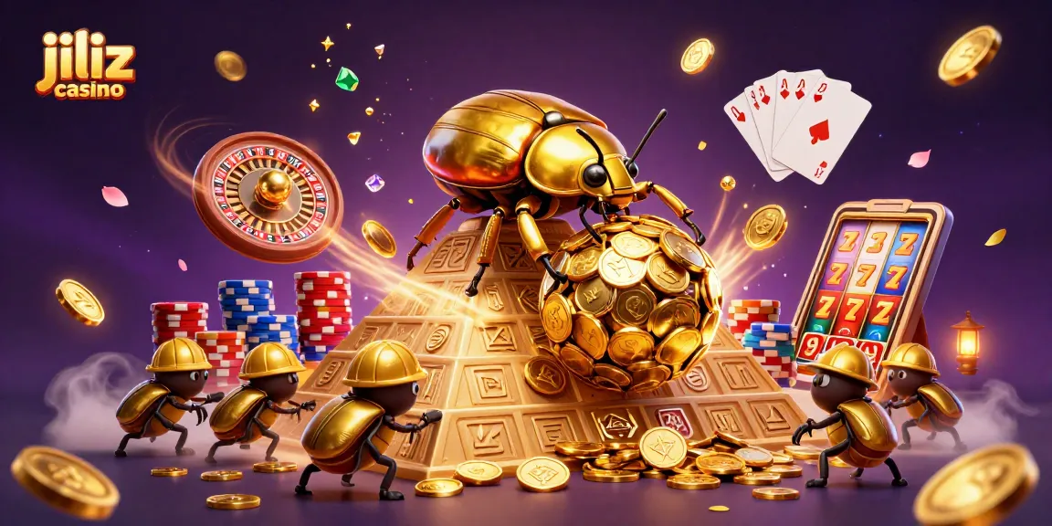 Experience the thrilling jiliz casino adventure with golden beetles and gaming riches.