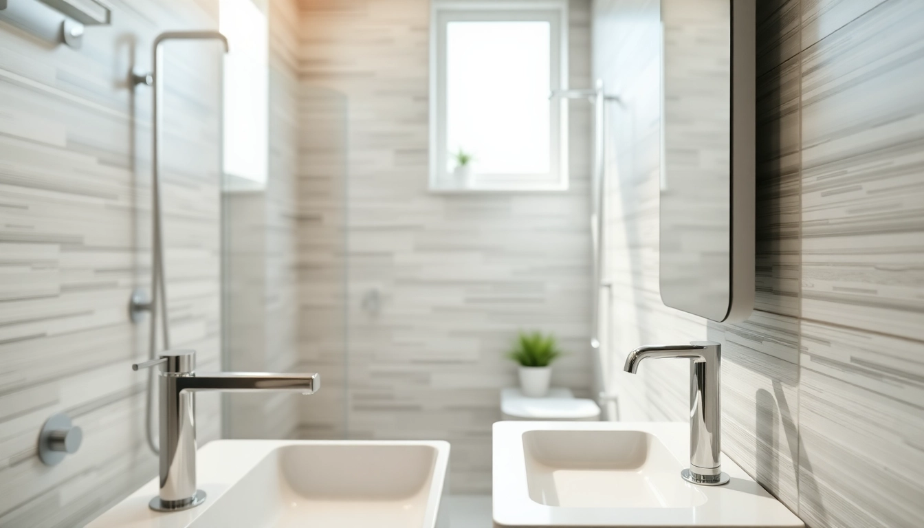 In einem modernen Badezimmer mit sonni sanitär Produkten, eleganten Armaturen und einer ruhigen Atmosphäre.