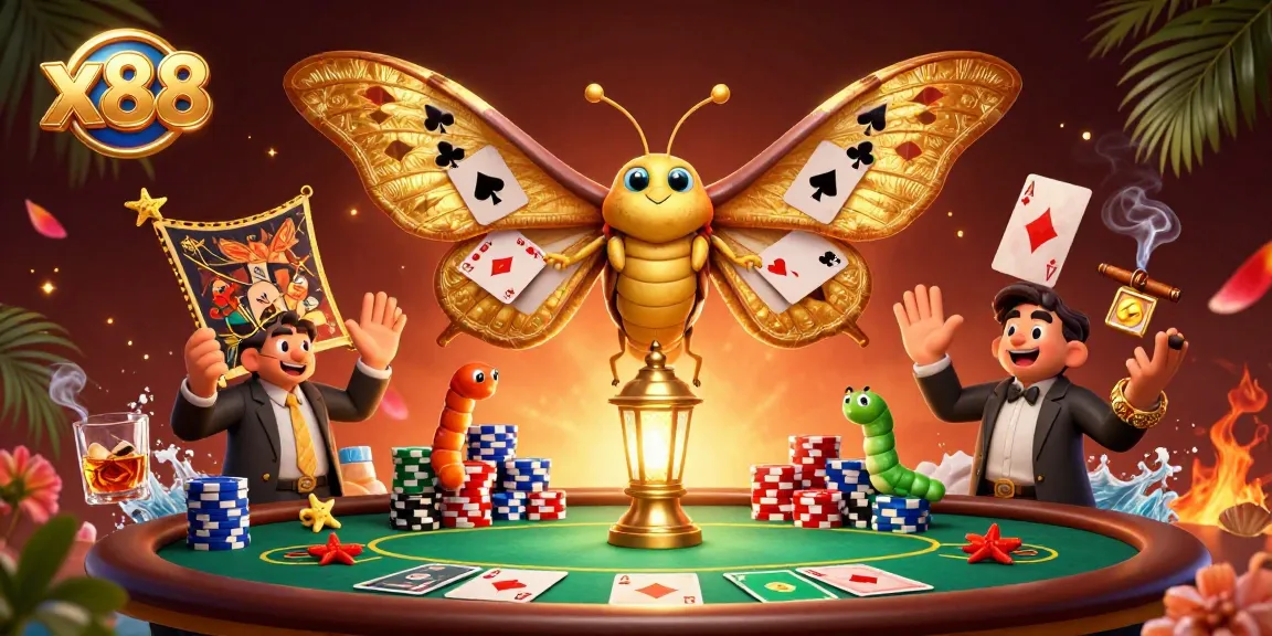 Play at x88 and experience top-tier gaming moments with vibrant casino elements.