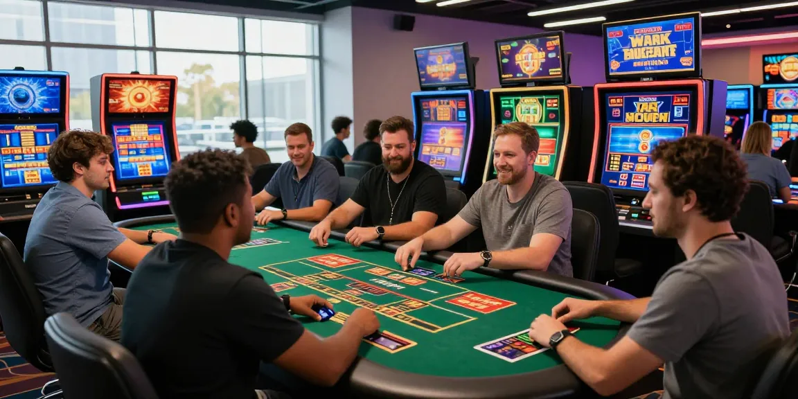 Experience the excitement of credit card casinos at https://crownwoods.org.uk with diverse players engaging in live games and vibrant digital interfaces.