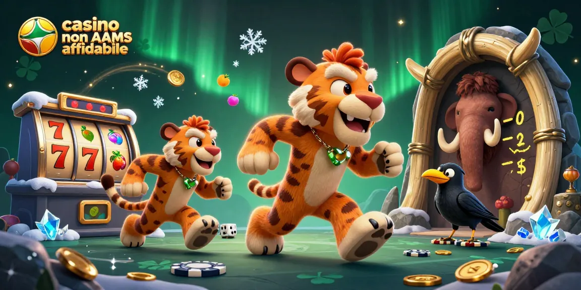 Gioca nei migliori casinò non AAMS affidabili con un'illustrazione 3D vivace e dettagliata.
