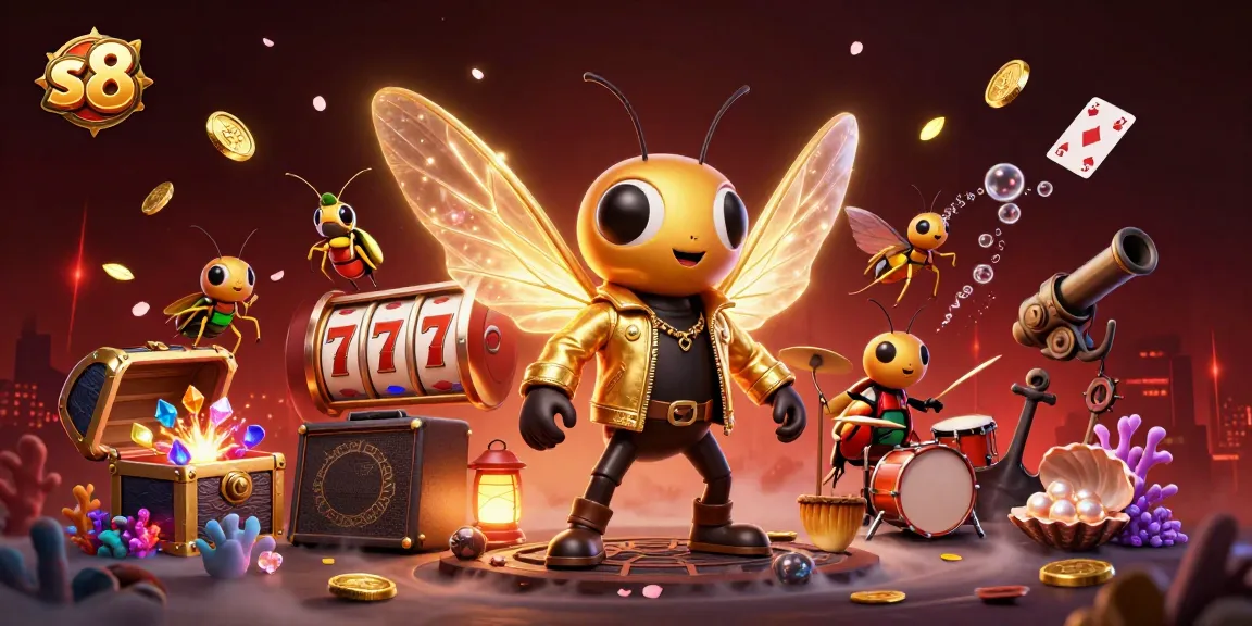 Experience thrilling gameplay with the dynamic s8 casino scene featuring lively characters and slot excitement.