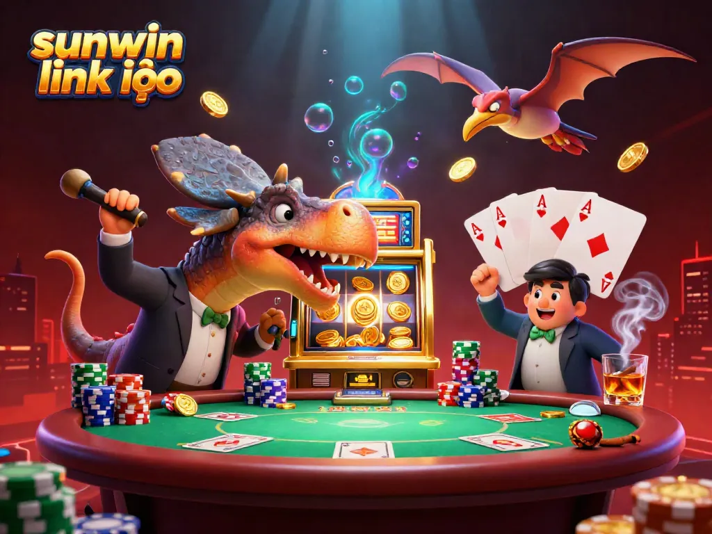 Engage with the excitement of sunwin link vào as dinosaurs participate in a thrilling jackpot win.