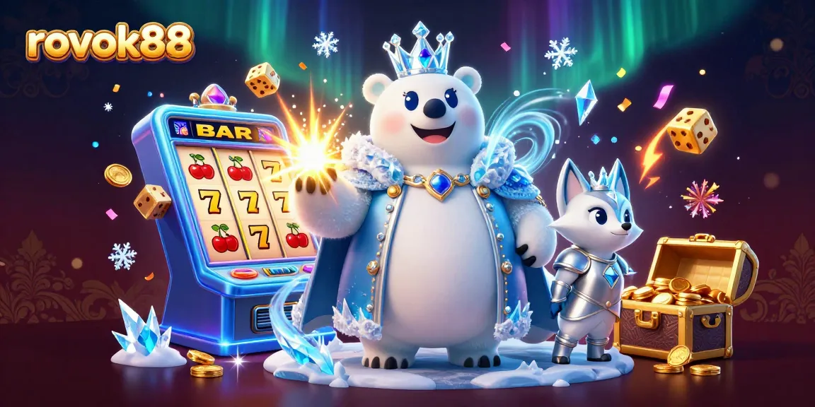 Spin the reels at rokok88 while enjoying a breathtaking jackpot scene with vibrant characters and symbols.