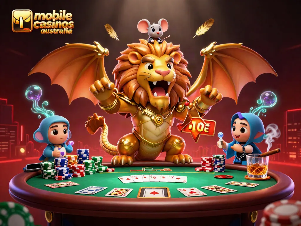 Engage with the thrilling visuals of mobile casinos australia featuring action-packed poker gameplay.