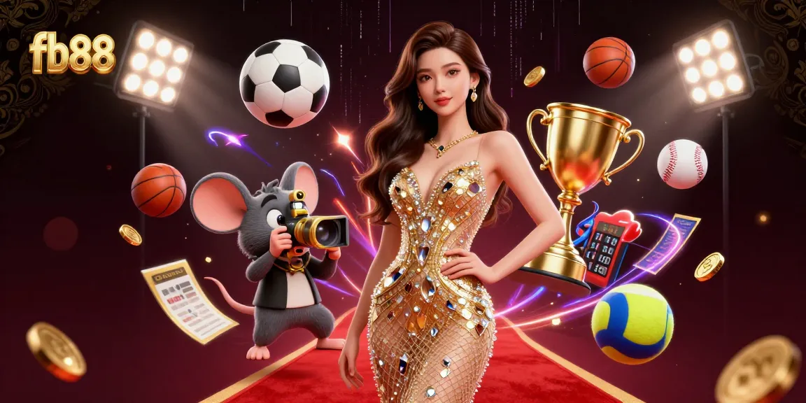 Bet on thrilling moments with fb88 at a vibrant 3D casino scene showcasing excitement.