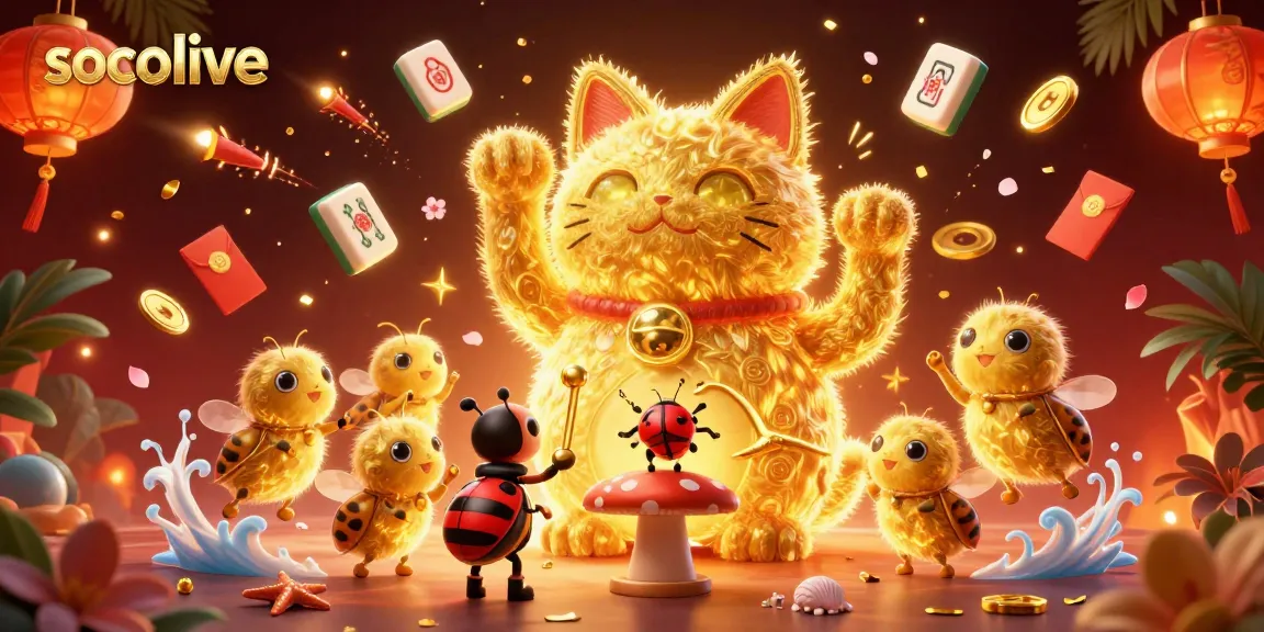 Engage with Socolive's mesmerizing live betting experience featuring vibrant casino elements.