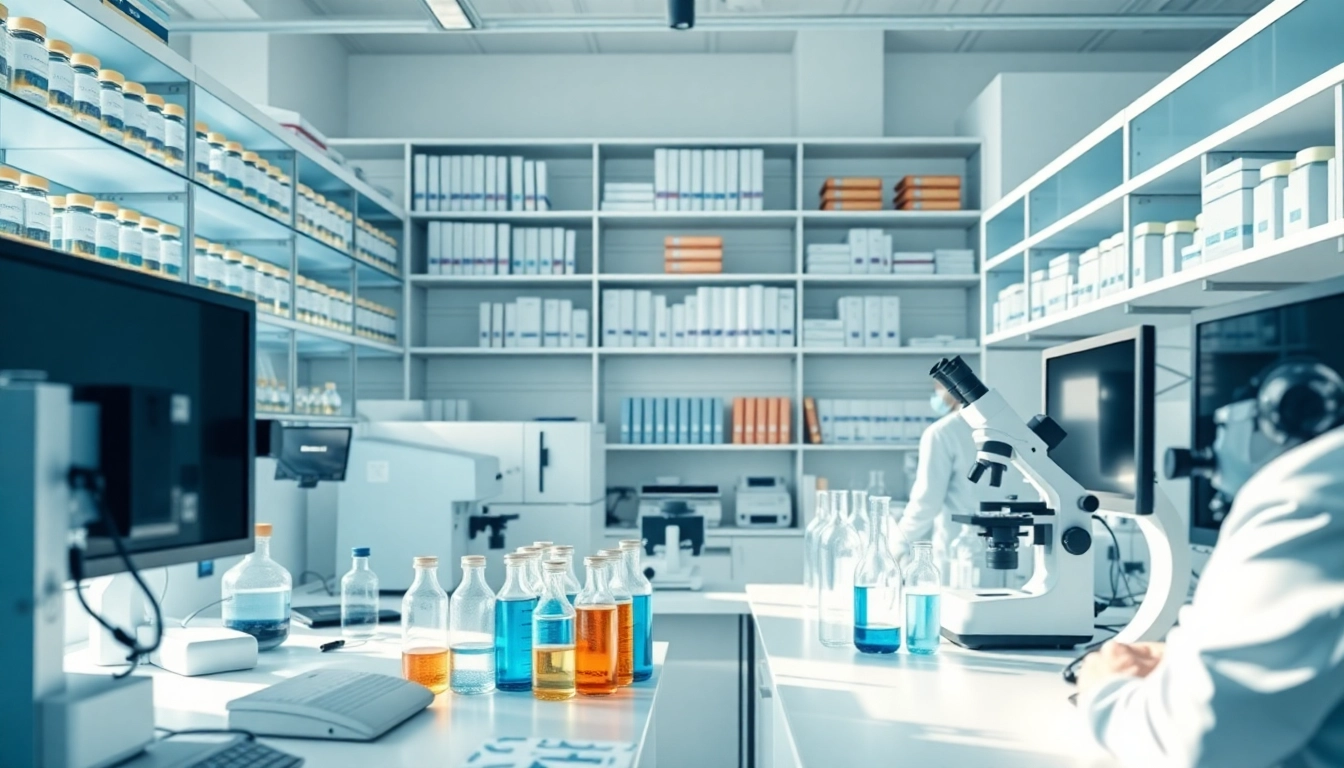 Explore Peptides in a lab setting where scientists analyze important samples, showcasing research.