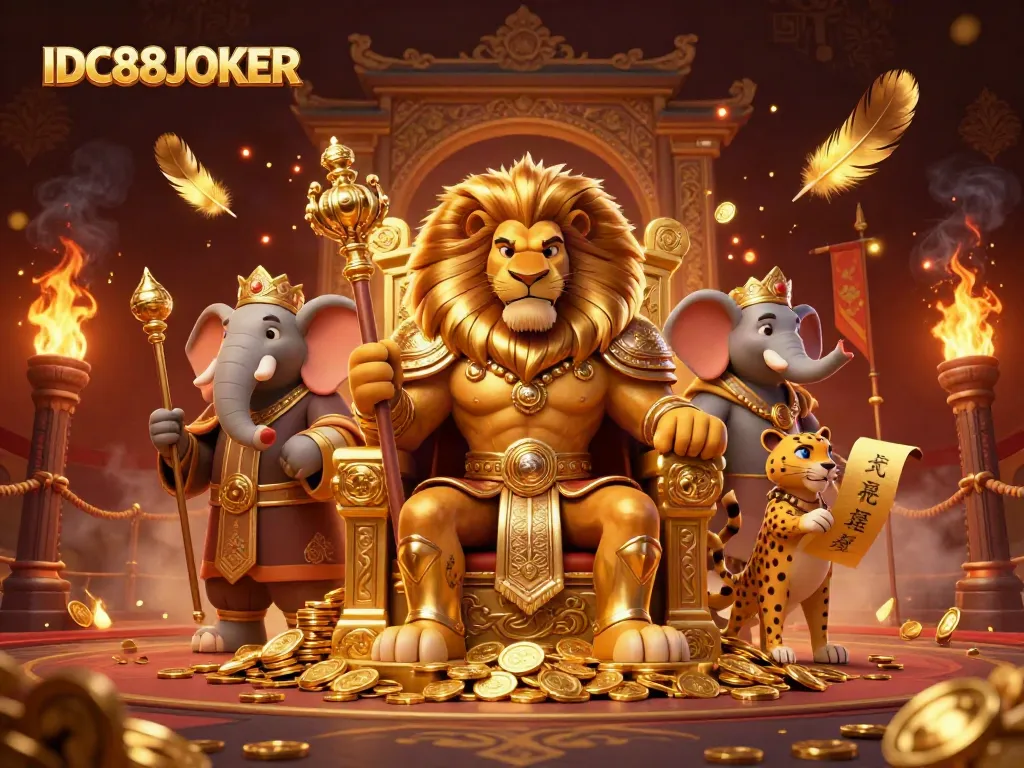 Experience thrilling gameplay featuring IDC88JOKER characters in a dynamic casino environment.