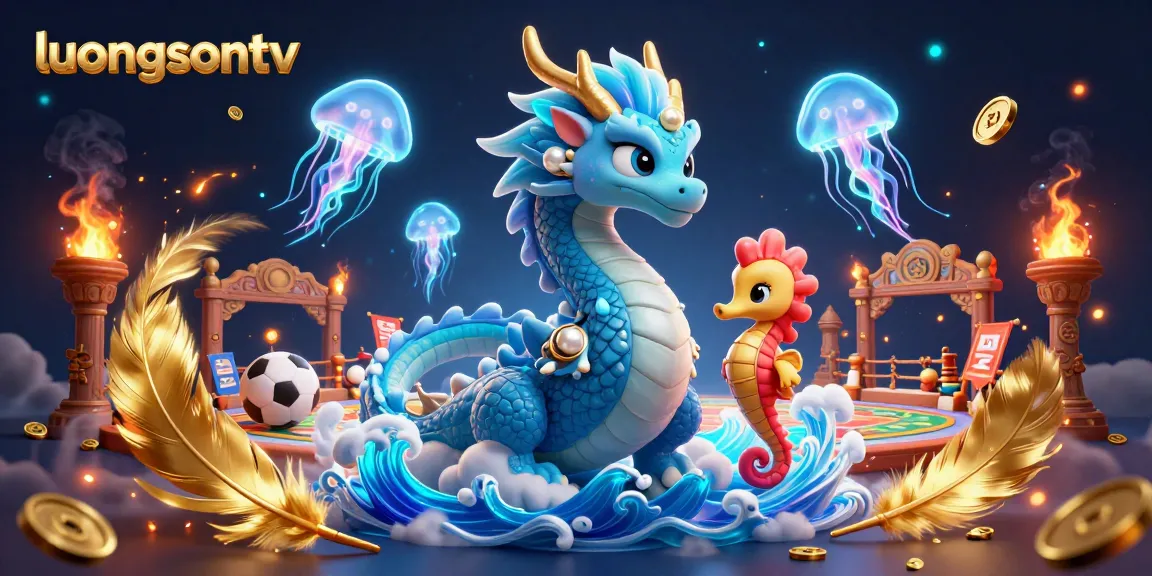Bet and win with luongsontv: Dynamic live sports betting scene featuring vibrant characters and engaging elements.