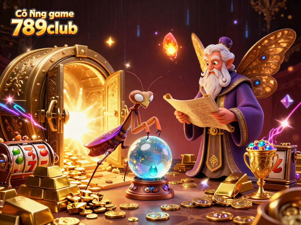 Experience thrilling gameplay at Cổng game 789club with vibrant 3D illustrations showcasing fortune, treasure, and slots!