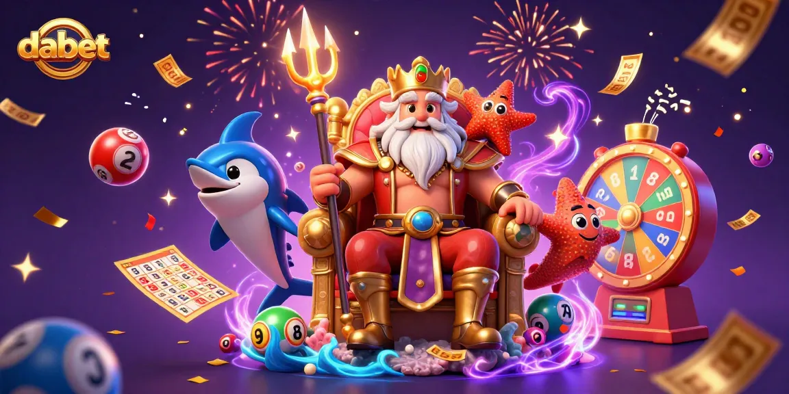 Experience thrilling gameplay with Dabet's vibrant lottery and casino atmosphere.