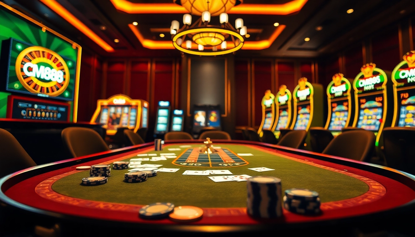 Experience the thrill of casino gameplay with CM88's exciting betting options.