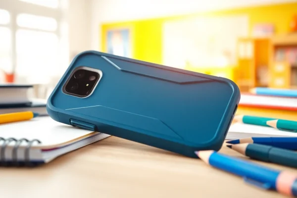 Praktische Handytasche Klassenzimmer für schülerfreundliche Nutzung.