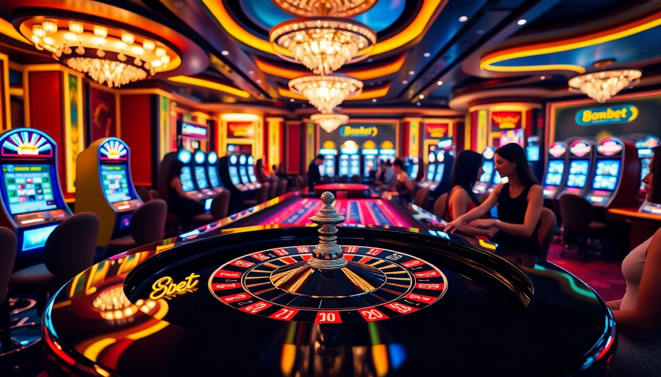 Experience the thrill of 8kbet with vibrant casino games, including live roulette and engaging slot machines.