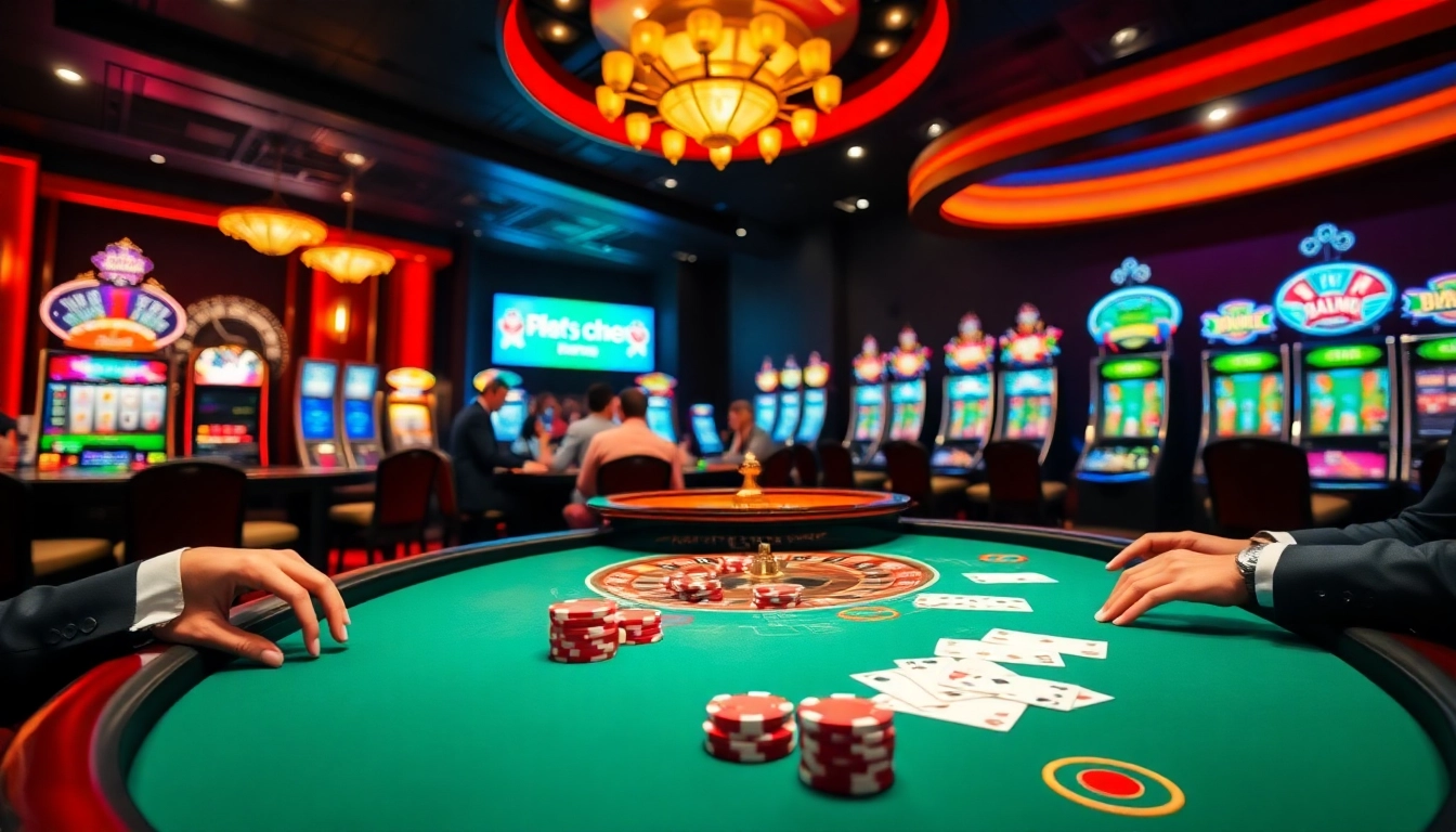 Experience winning strategies at sbobet link alternatif casino tables with poker chips and roulette.